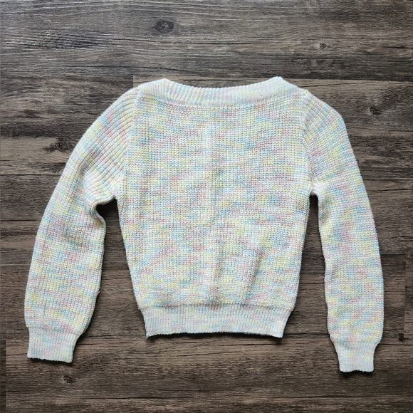 Vintage Pastel With Golden Flakes Sweater - Picture 3 of 3